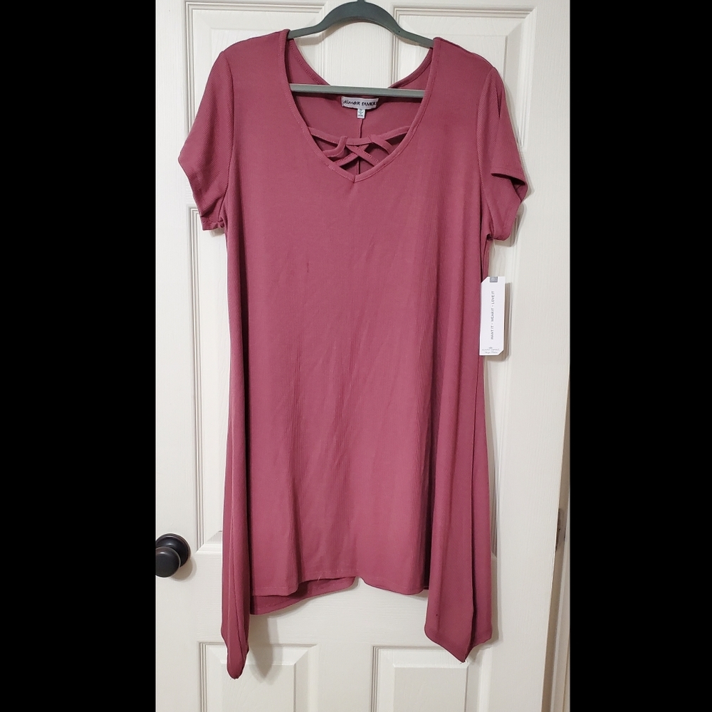 *NWT* Ribbed T-shirt Dress